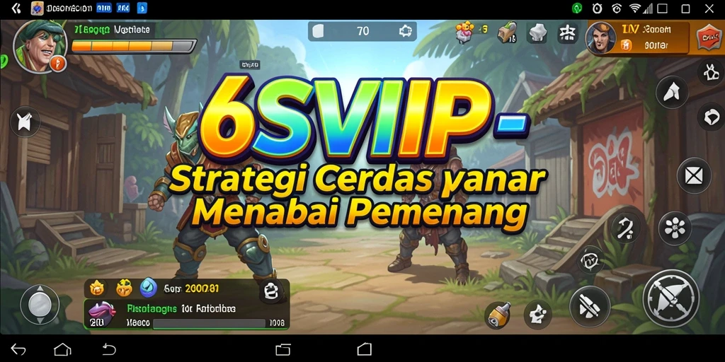 Screenshot gameplay 6SVIP menunjukkan pertempuran strategi yang mendebarkan.