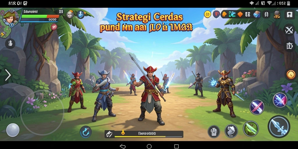 Tampilan gameplay strategis dan pertempuran yang menarik di 8180.