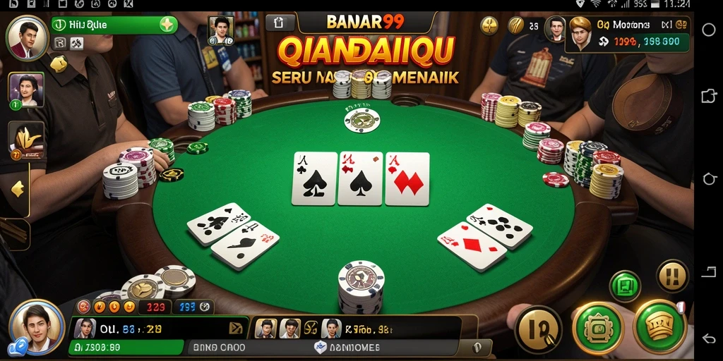 Tampilan gameplay QiuQiu yang menarik dan mendebarkan.