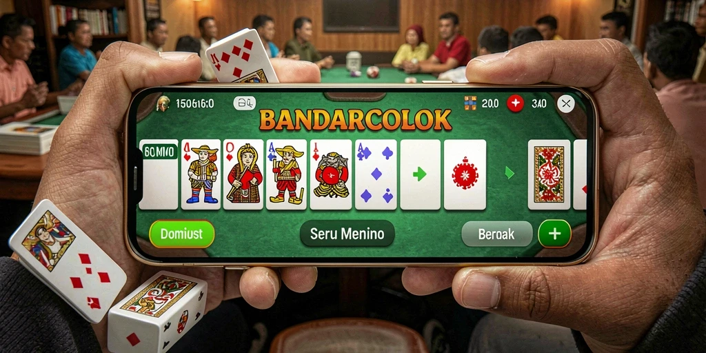 Tampilan gameplay seru dalam BANDARCOLOK yang mendebarkan.