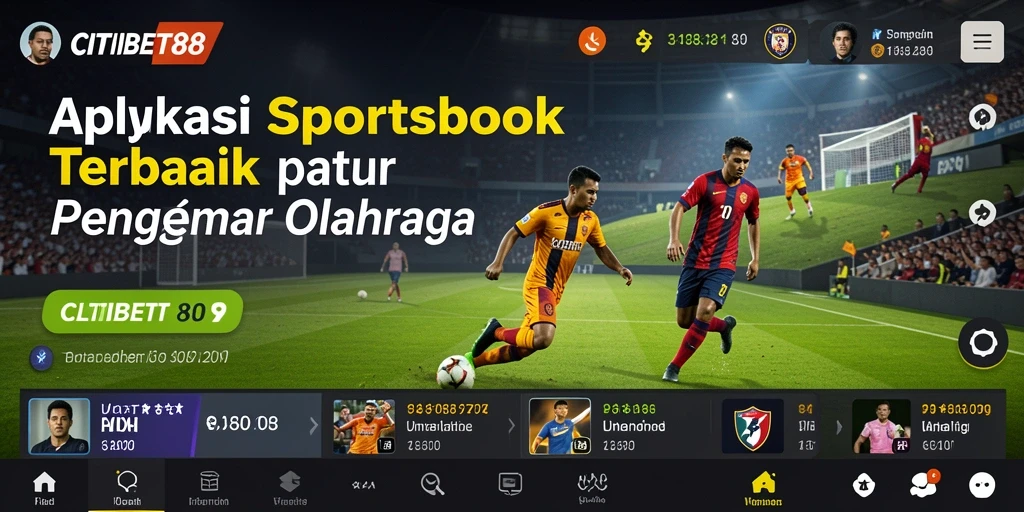 Tampilan gameplay menarik dari aplikasi Sportsbook CITIBET88.