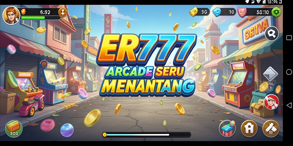 Screenshot ER777 menampilkan aksi gameplay yang penuh warna dan tantangan.