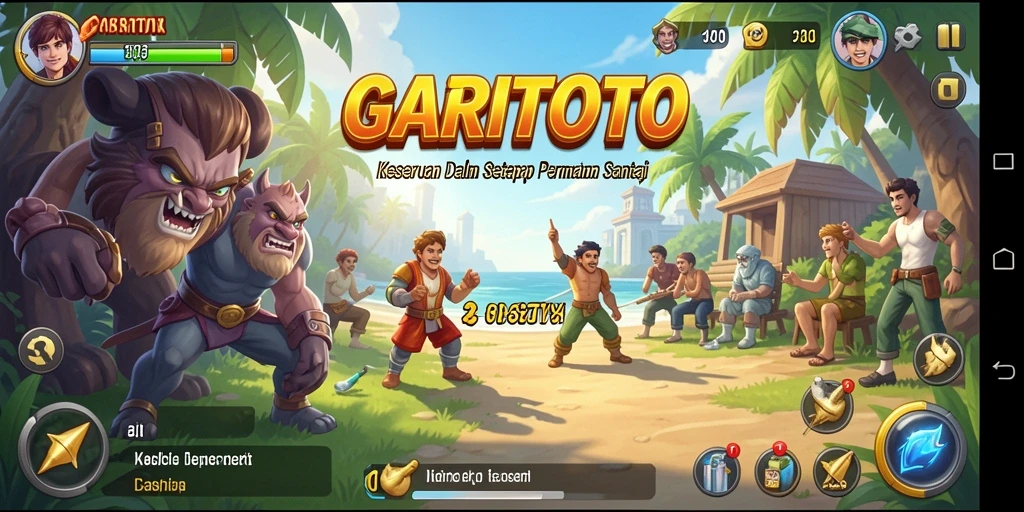 Menampilkan gameplay seru dan menyenangkan dari GARITOTO.