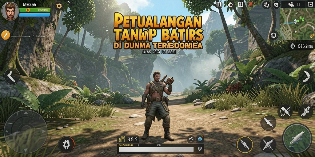Tampilan gameplay yang menakjubkan dalam dunia terbuka ME355.