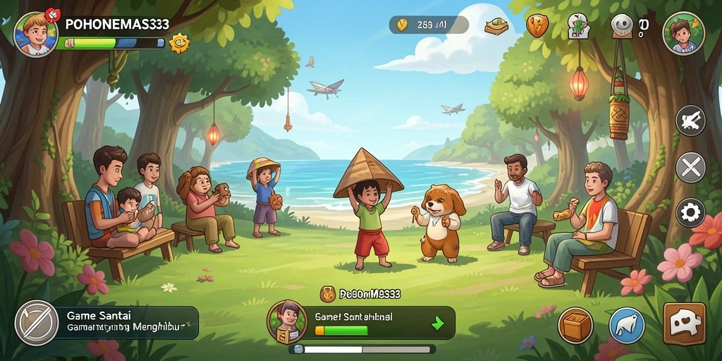 Tampilan gameplay menarik dalam POHONEMAS33 yang menghibur.