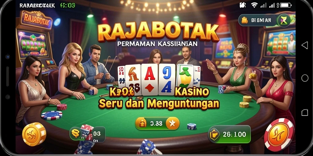 Tampilan gameplay seru dari RAJABOTAK yang memikat.