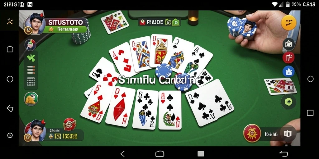 Tangkapan layar gameplay Gaple yang menampilkan momen seru di SITUSTOTO.