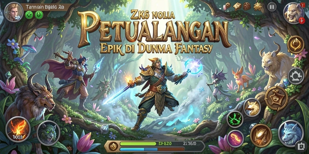 Menampilkan pertarungan epik dan eksplorasi dunia ZK6.
